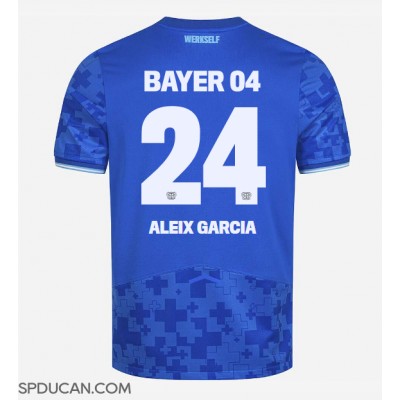 Muški Nogometni Dres Bayer Leverkusen Aleix Garcia #24 Rezervni 2025-26 Kratak Rukav Muški Nogometni Dres Bayer Leverkusen Aleix Garcia #24 Rezervni 2025-26 Kratak Rukav